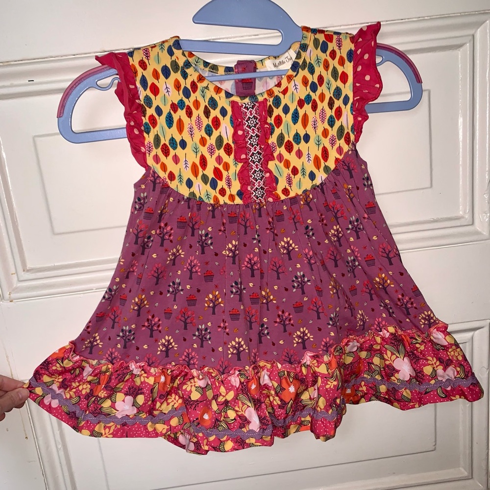 Sz 6 Matilda Jane Soft Ruffle Twirly Top